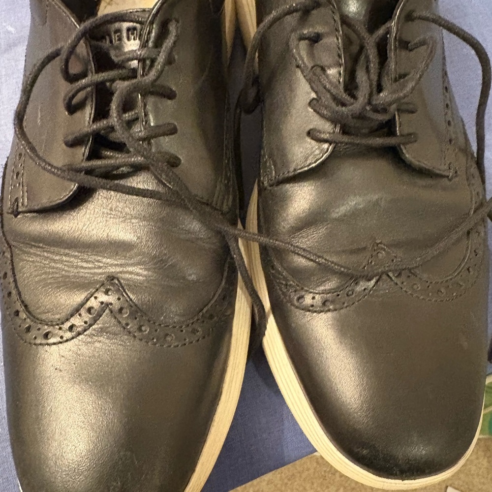 Black Leather Cole Haan Men's Dress Shoes size 11